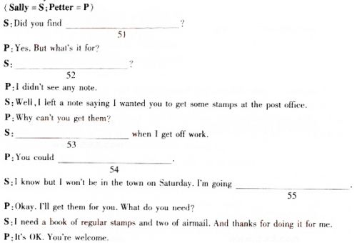 2016年成人高考高起点英语考前密押试题(1)(system16) 2016年成人高考高起点英语考前密押试题(1)(图6)